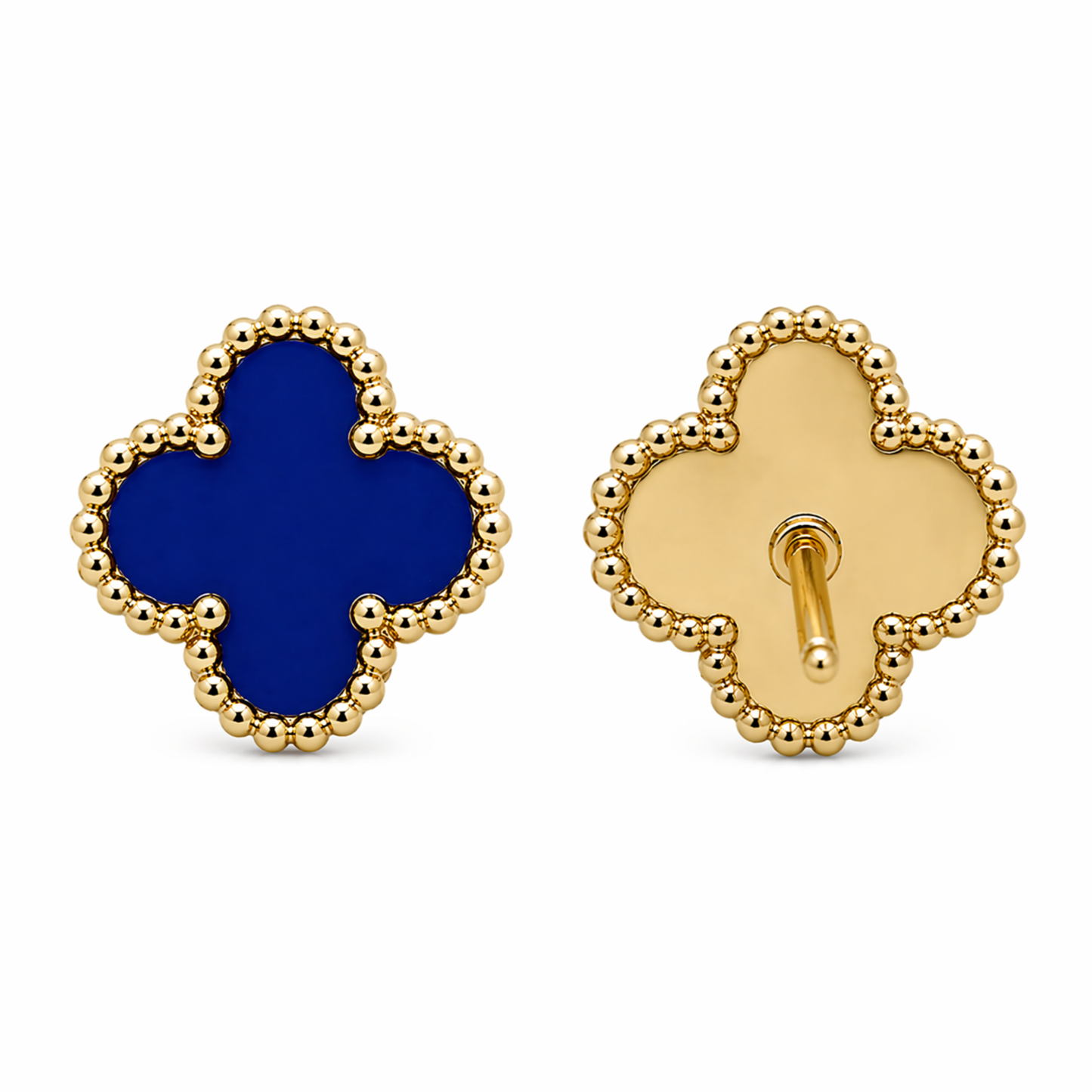 Luxury Clover Gold Earrings for Women – Elegant Minimal Design with a Modern Touch